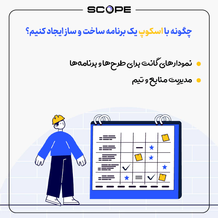 چگونه با اسکوپ یک برنامه ساخت و ساز ایجاد کنیم