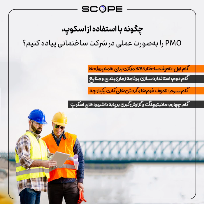 چگونه با استفاده از اسکوپ، PMO را به‌صورت عملی در شرکت ساختمانی پیاده کنیم