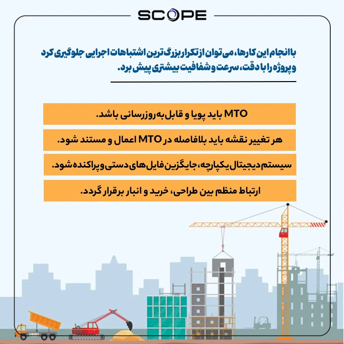 نحوه مدیریت و به‌روزرسانی MTO پس از این تغییرات